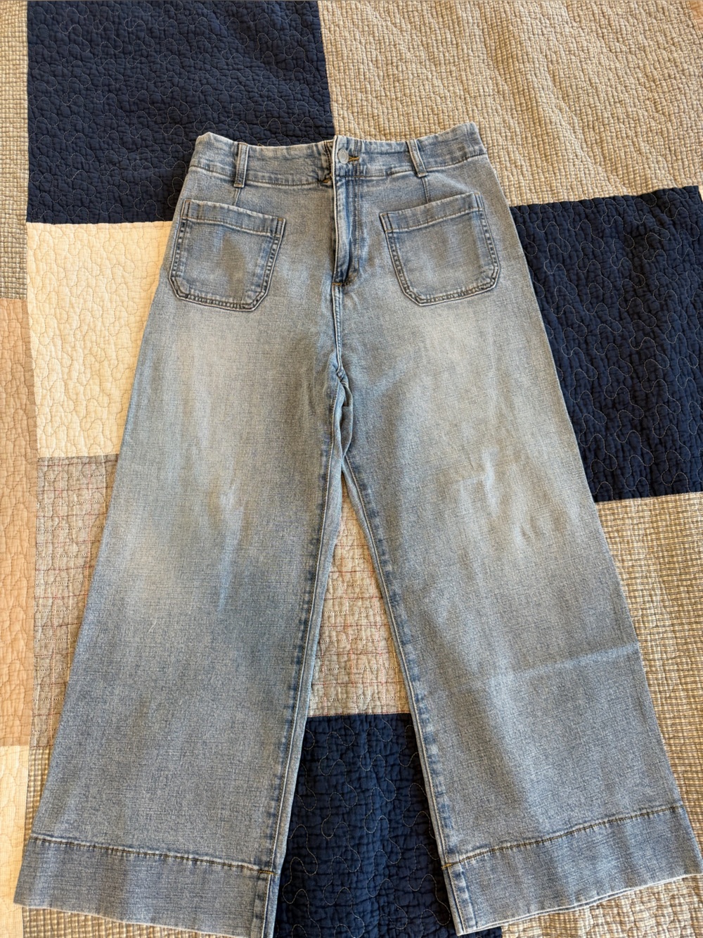 LC Lauren Conrad Faded Light Blue Jeans